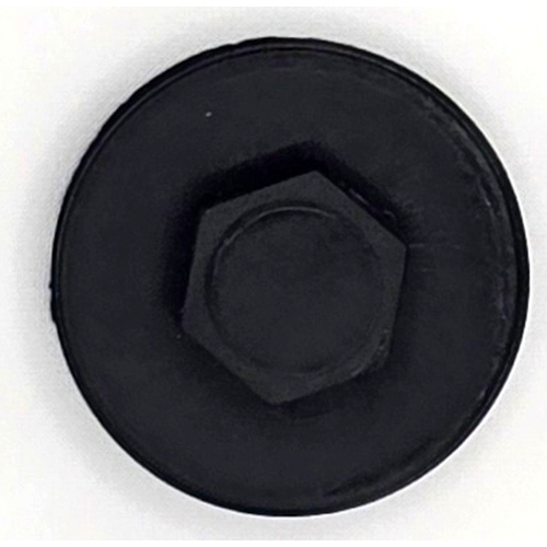 Black 19mm Colour Coded Caps (100/Bag)