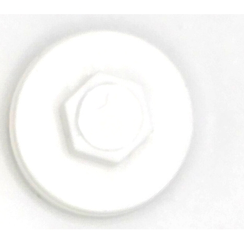 White 19mm Colour Coded Caps (100/Bag)