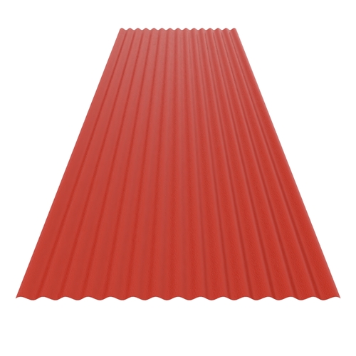 14/3 Corrugated 0.7mm Plastisol Poppy Red