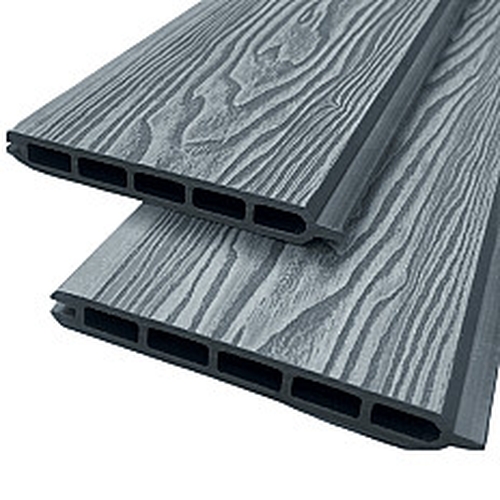 3D Composite Fence Board 1850mm x 147mm x 19mm Birch Grey
