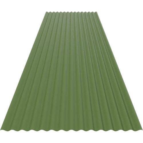 14/3 Corrugated 0.7mm Plastisol Moorland Green