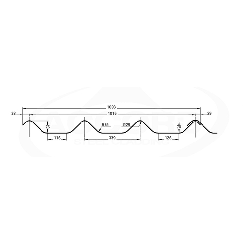 Cape Fort Profile GRP Trilite CE24E Class 3 - 2.44kg
