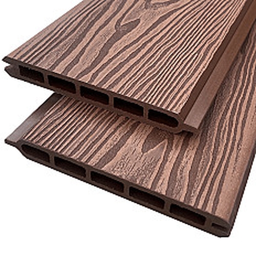 3D Composite Fence Board 1850mm x 147mm x 19mm Golden Oak