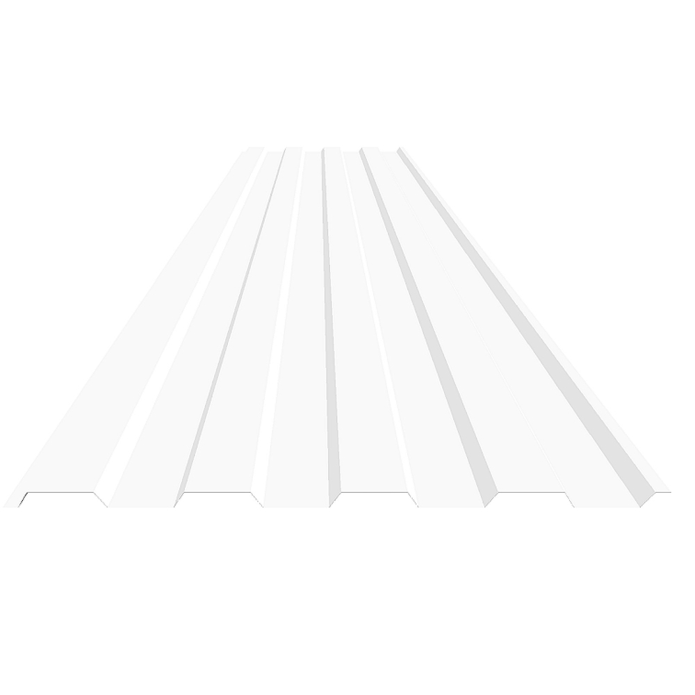White Painted Steel Liner
