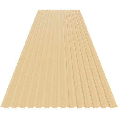 14/3 Corrugated 0.7mm Plastisol Mushroom