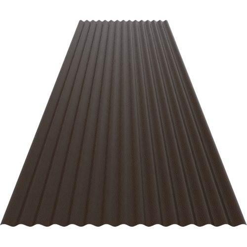 14/3 Corrugated 0.7mm Plastisol Vandyke Brown